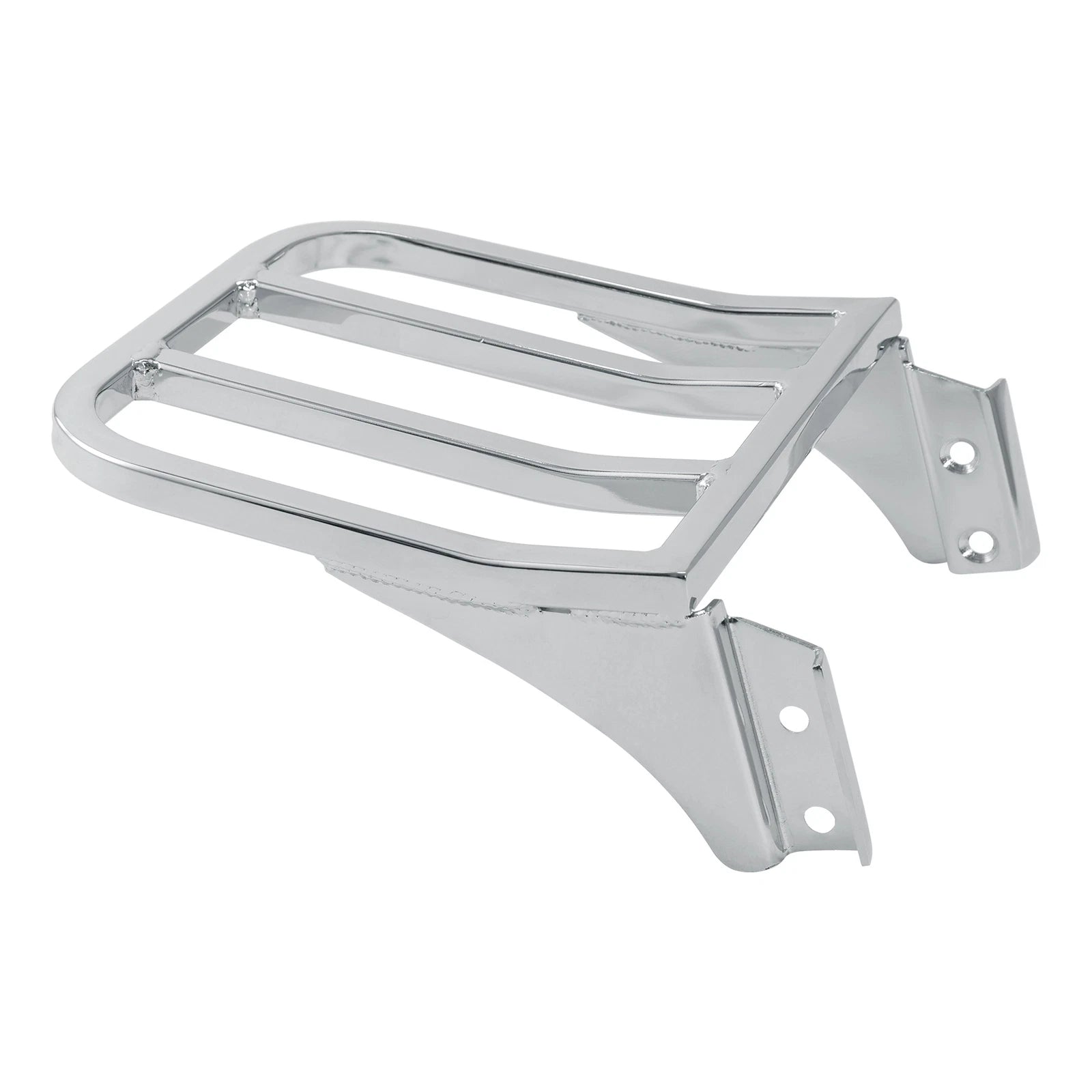 Chrome Sissy Bar Backrest Luggage Rack for Harley Sportster Dyna Softail