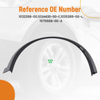 Fender Arch Trim Front Right for Tesla Model X (2016–2021) 1035289-00-L