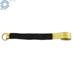 Set of 4 Tie Downs for Cars with Snap Hooks 2"x 96" Classic Yellow
