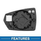 Heated Right Side Mirror Glass for Volkswagen Polo MK6 (2017–2023)