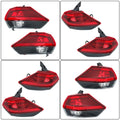 Tail Light Assembly Set of 2 for Nissan Rogue (2017–2019) Red Rear Brake