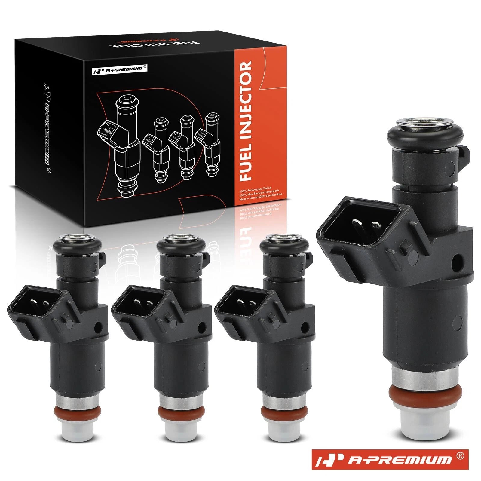Set of 4 Fuel Injectors for Honda Accord (2014–2017)
