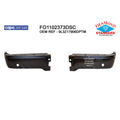 Replacement Black Rear Left/Right Bumper Face Bar w/Park Assist Sensor Holes