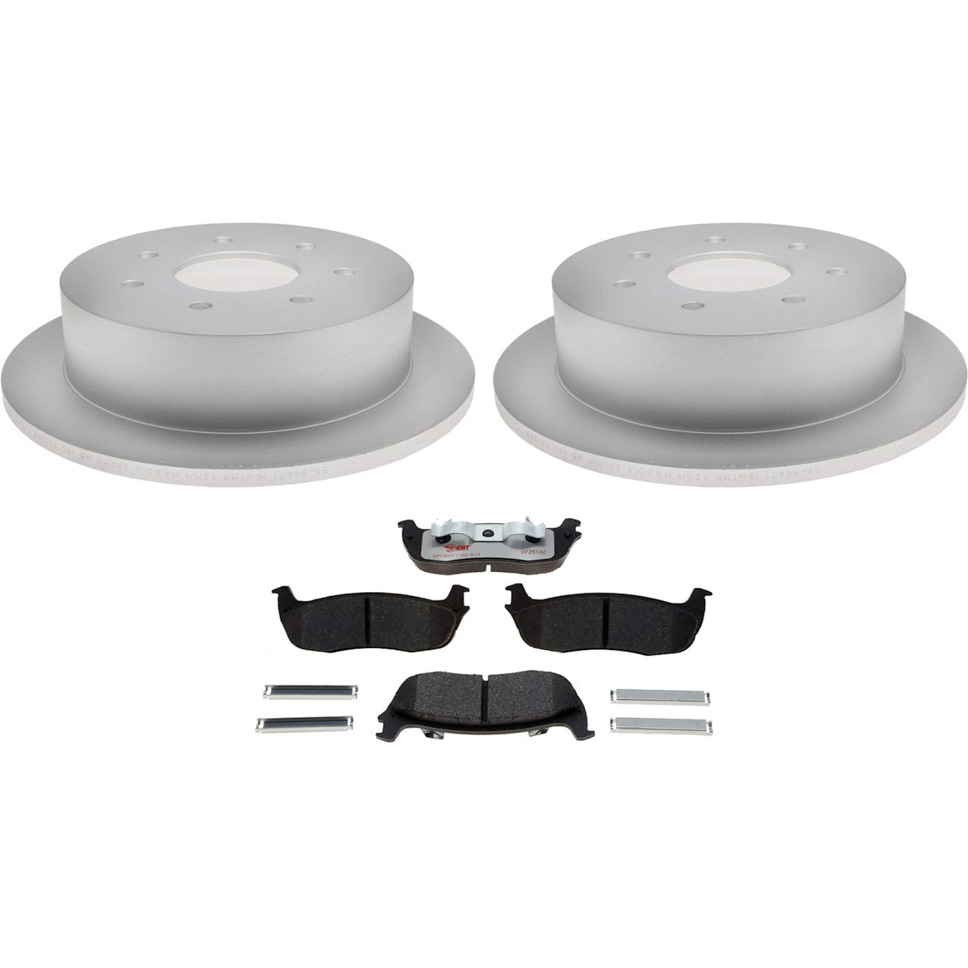 Set of 2 Brake Disc and Pad Kits for Ford F150 (Rear)