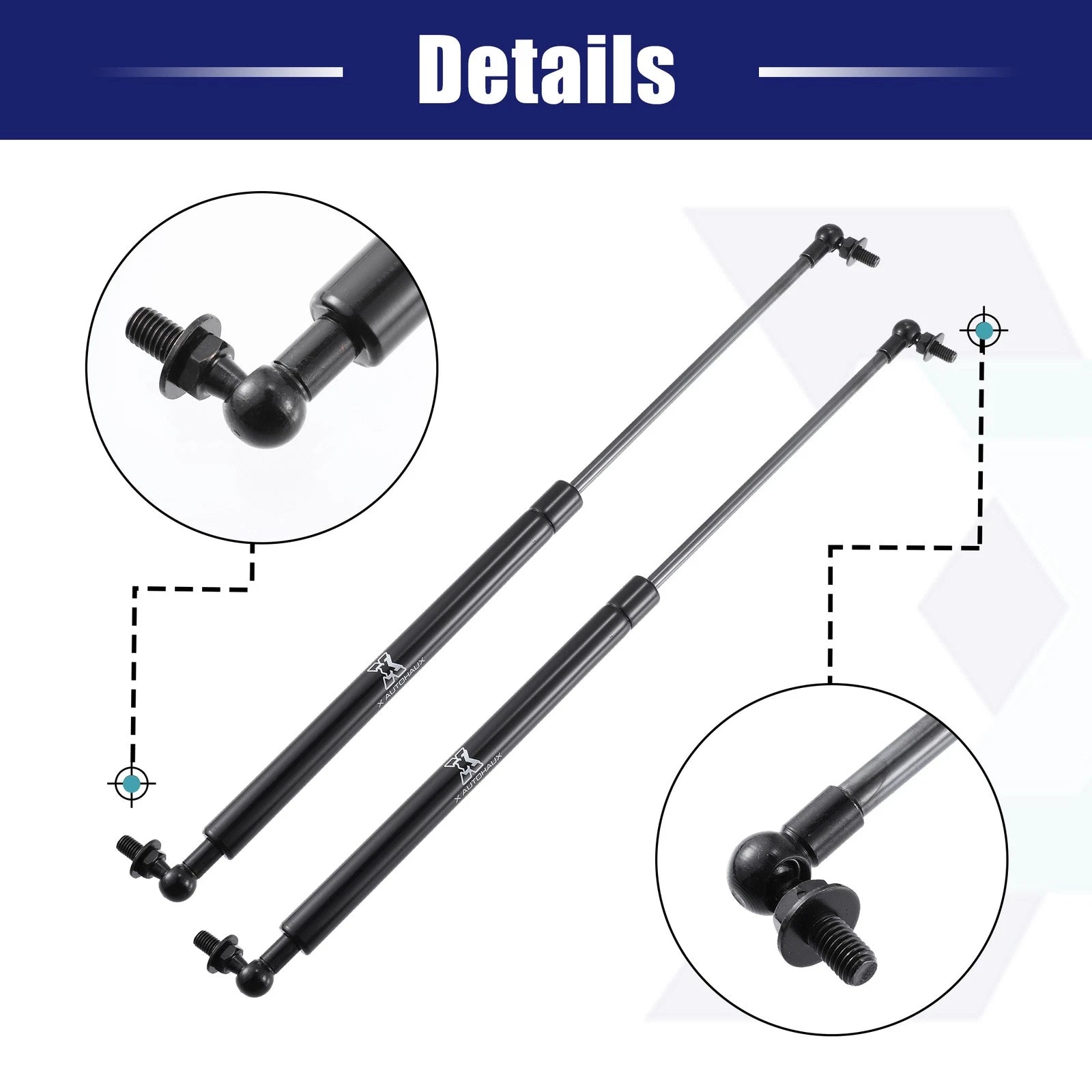 2X Front Hood Lift Support for Toyota 4Runner (5344069055, 5345069055)