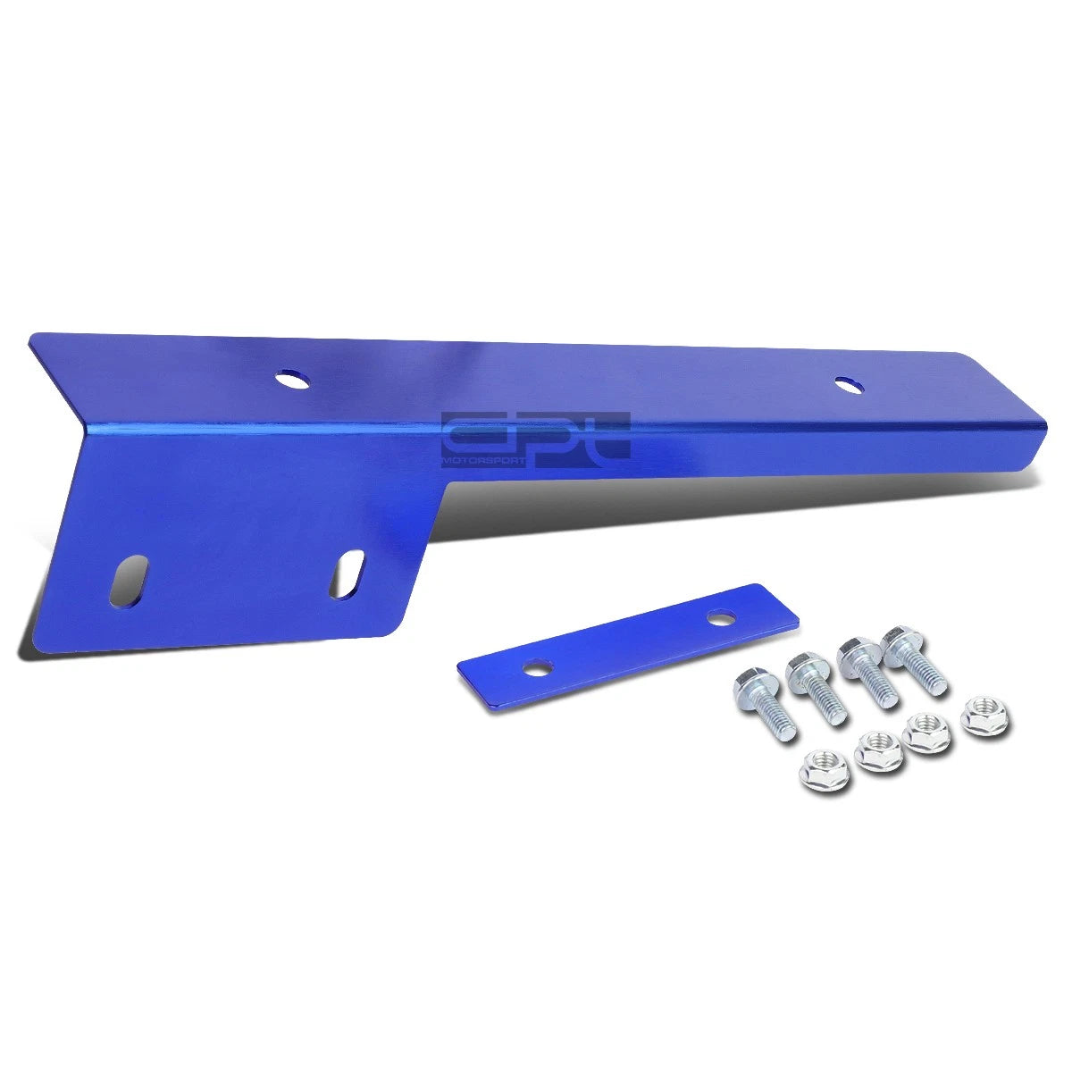 Universal Front Bumper License Plate Mount Bracket Relocator Holder JDM Blue
