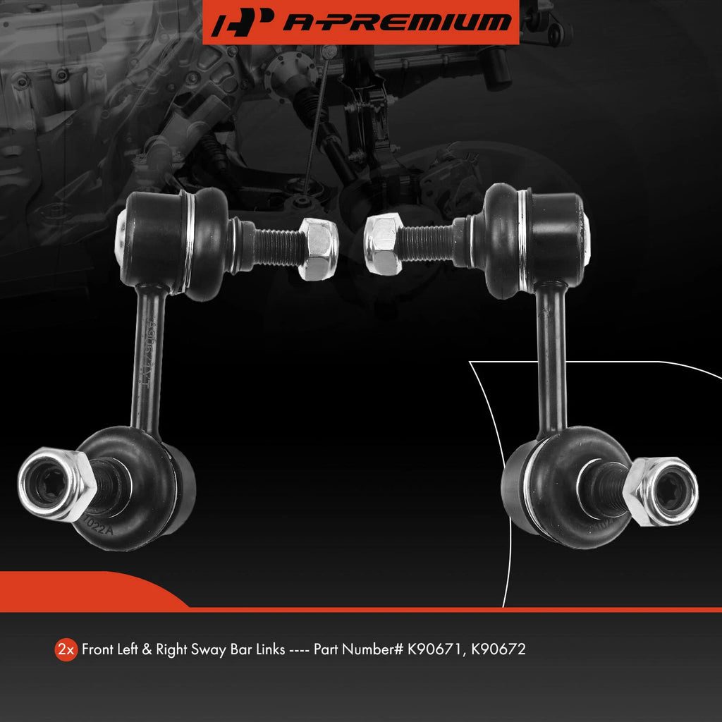 2X Front Stabilizer Sway Bar End Link for Mitsubishi Montero (2001-2006)