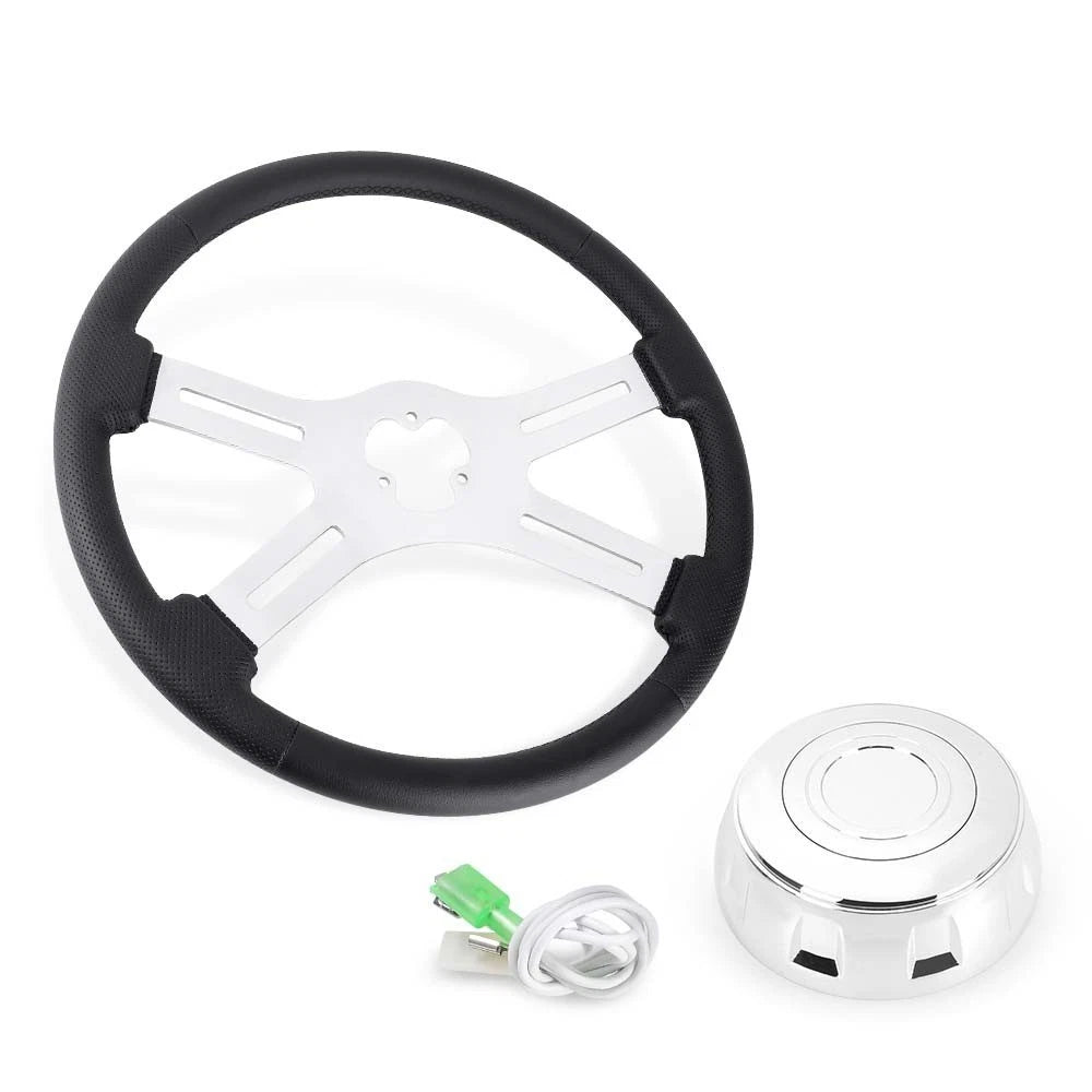 18" Wood Steering Wheel for Classic Truck