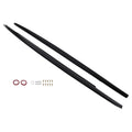 2PC Black ABS Side Skirt Panel for BMW 5 Series G30 G31 M Sport 540i (2017–2023)