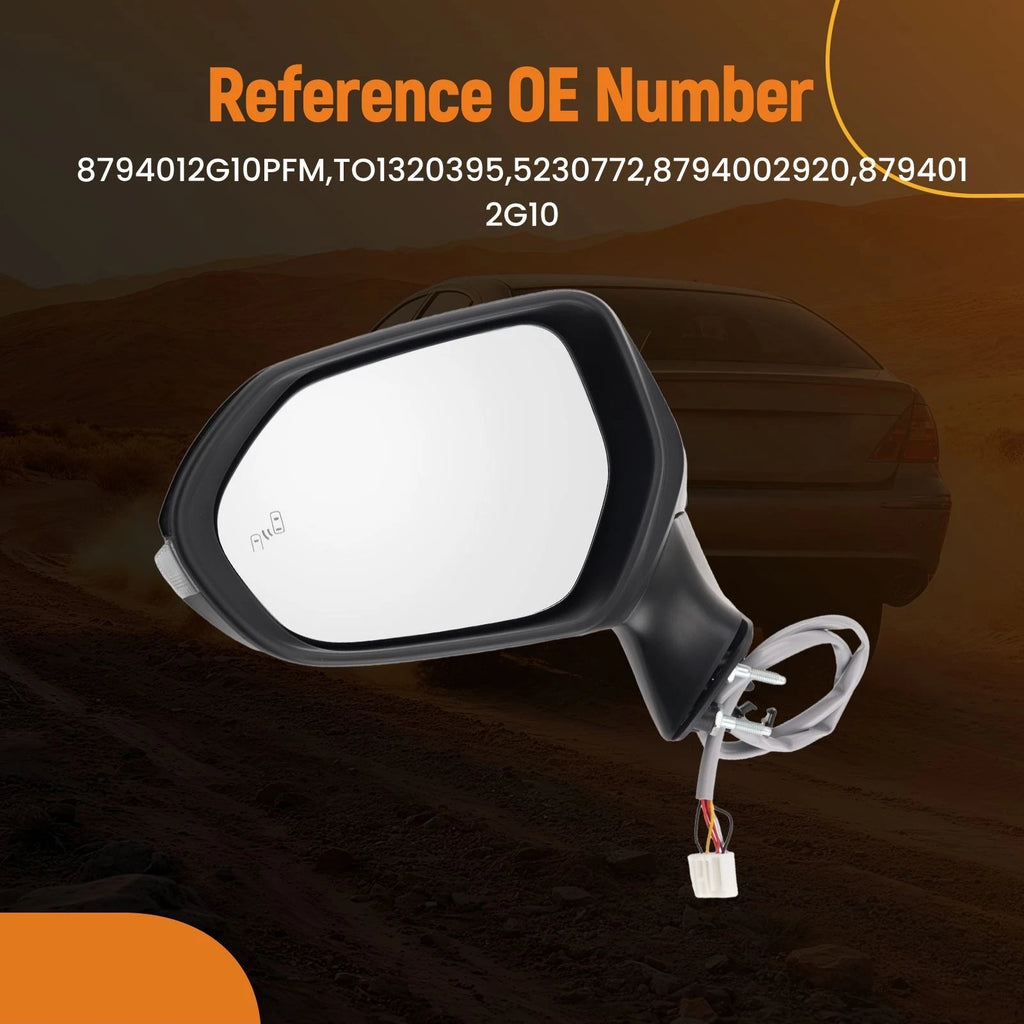 Driver Heated Side Mirror Signal Light for Toyota Corolla (2019–2024)