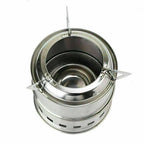 Stainless Steel Wood Stove for Backpacking Camping (Outdoor Use)