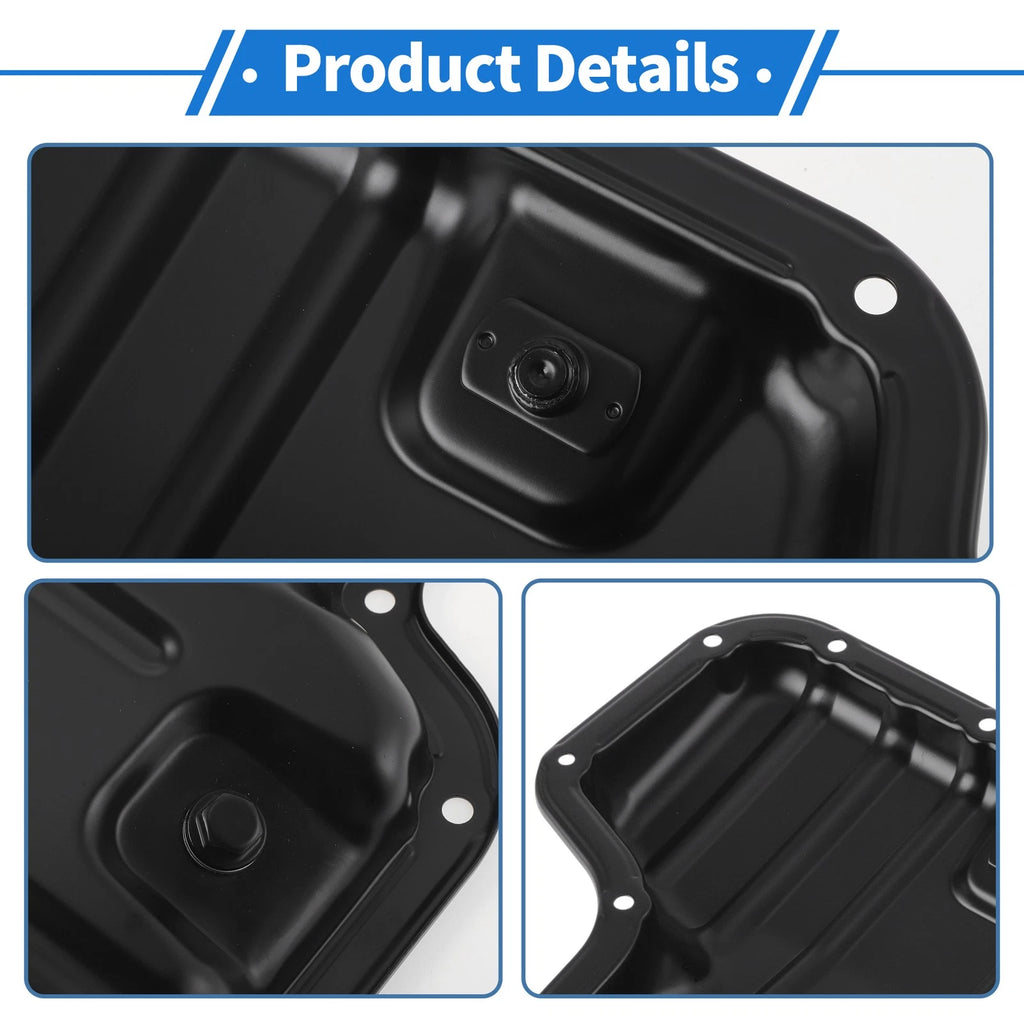 Engine Oil Pan for Toyota RAV4 (2019–2023) No.1210224020 Aluminum Black