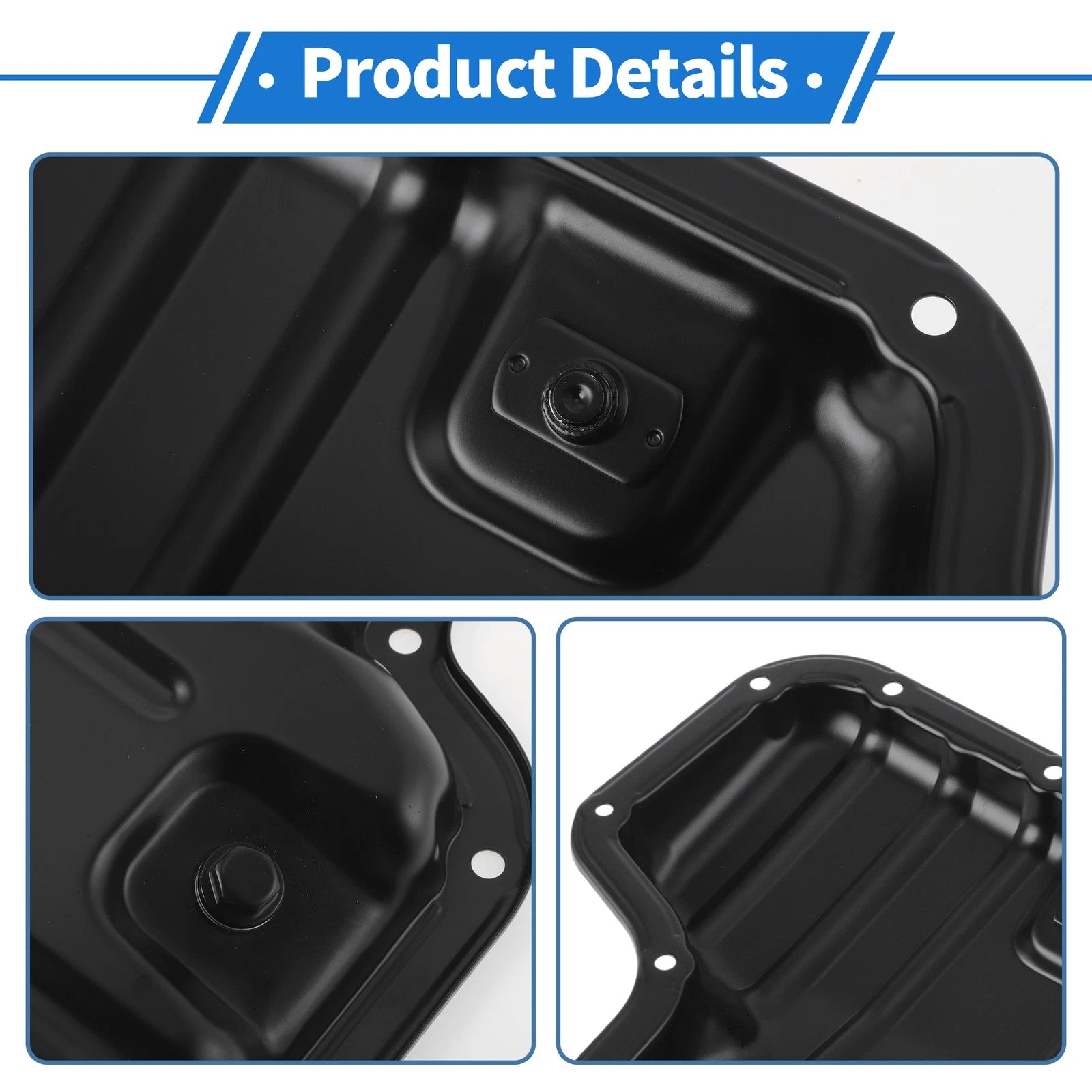 Engine Oil Pan for Toyota RAV4 (2019–2023) No.1210224020 Aluminum Black