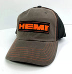 Patch Hat Cap w Licensed Dodge Hemi Orange Logo Emblem for All Models (N/A–N/A)