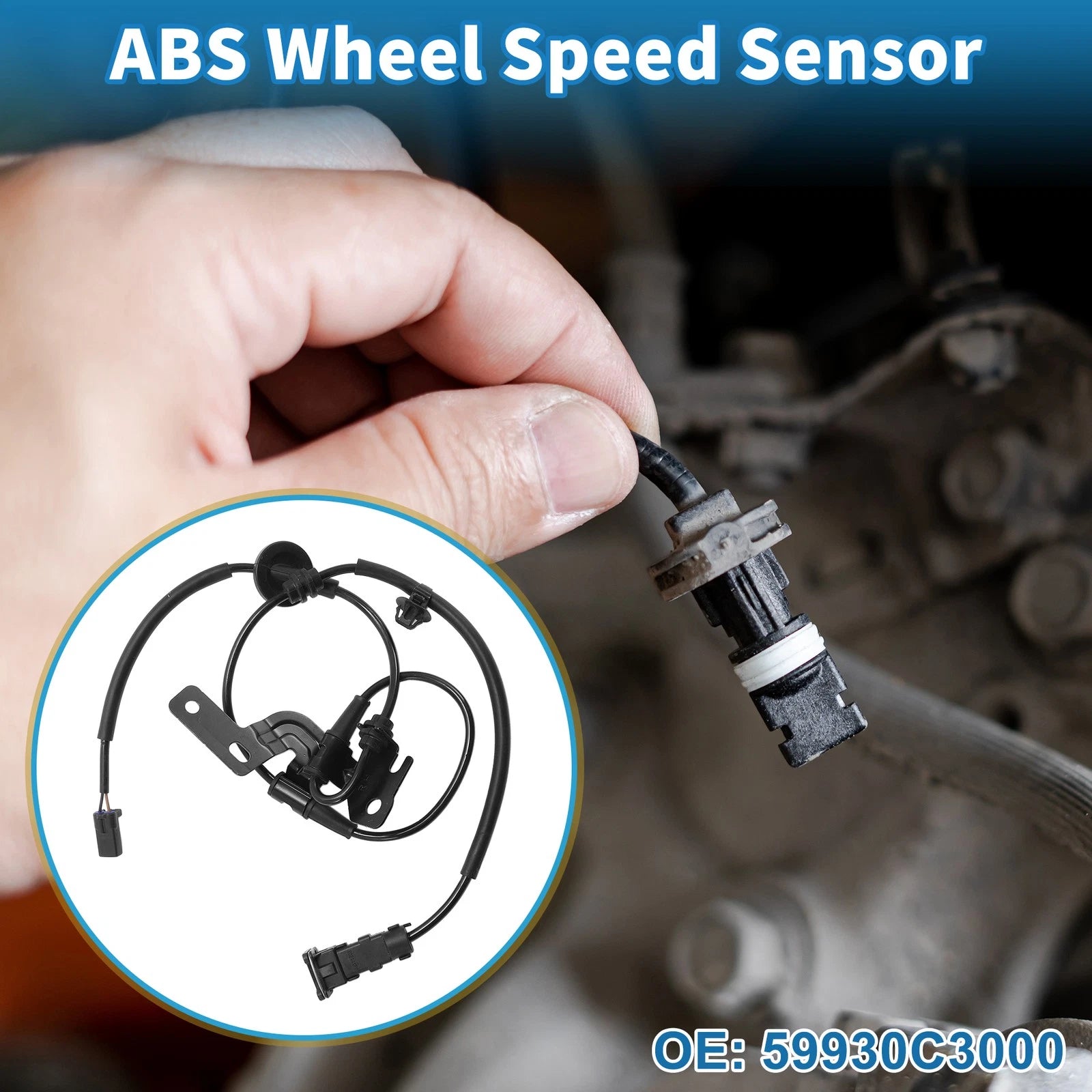 ABS Wheel Speed Sensor No. 59930C3000 for Hyundai Sonata (2015–2017)