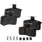 Set of 4 Rear NAO Brake Pads for Audi A4 Quattro, A6 Quattro
