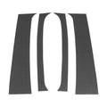 Set of 4 Pillar Window Trim for Dodge Ram (1994–2001) Carbon Fiber Black