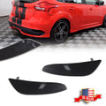 2X Smoked Lens Rear Bumper Reflector Lights for Ford Focus Hatchback (2015–2018)