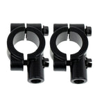 22MM M8 Black Motorcycle Handlebar Mirror Mount Clamp