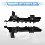 Front Bumper Bracket for Honda Accord (2018) - Plastic Black, 1 Pair