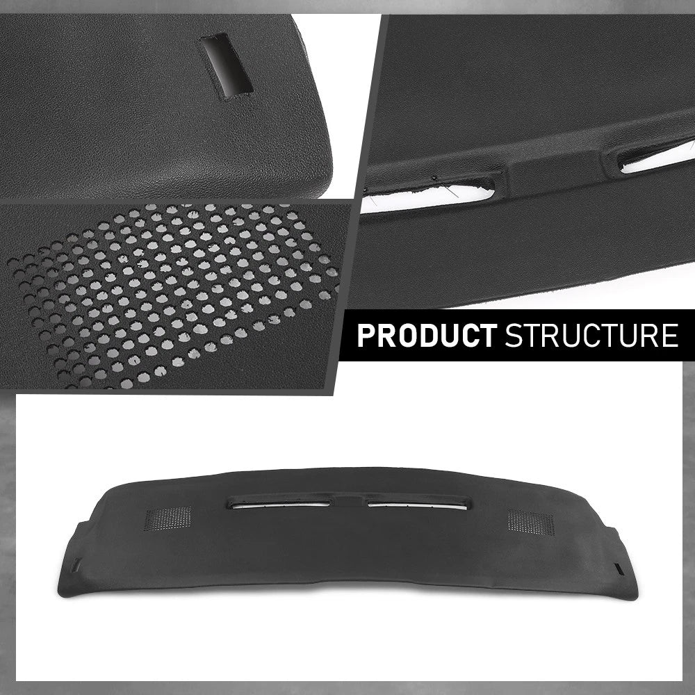 Dash Board Cover Overlay Cap for Chevrolet Camaro (1984–1992) Black TPE