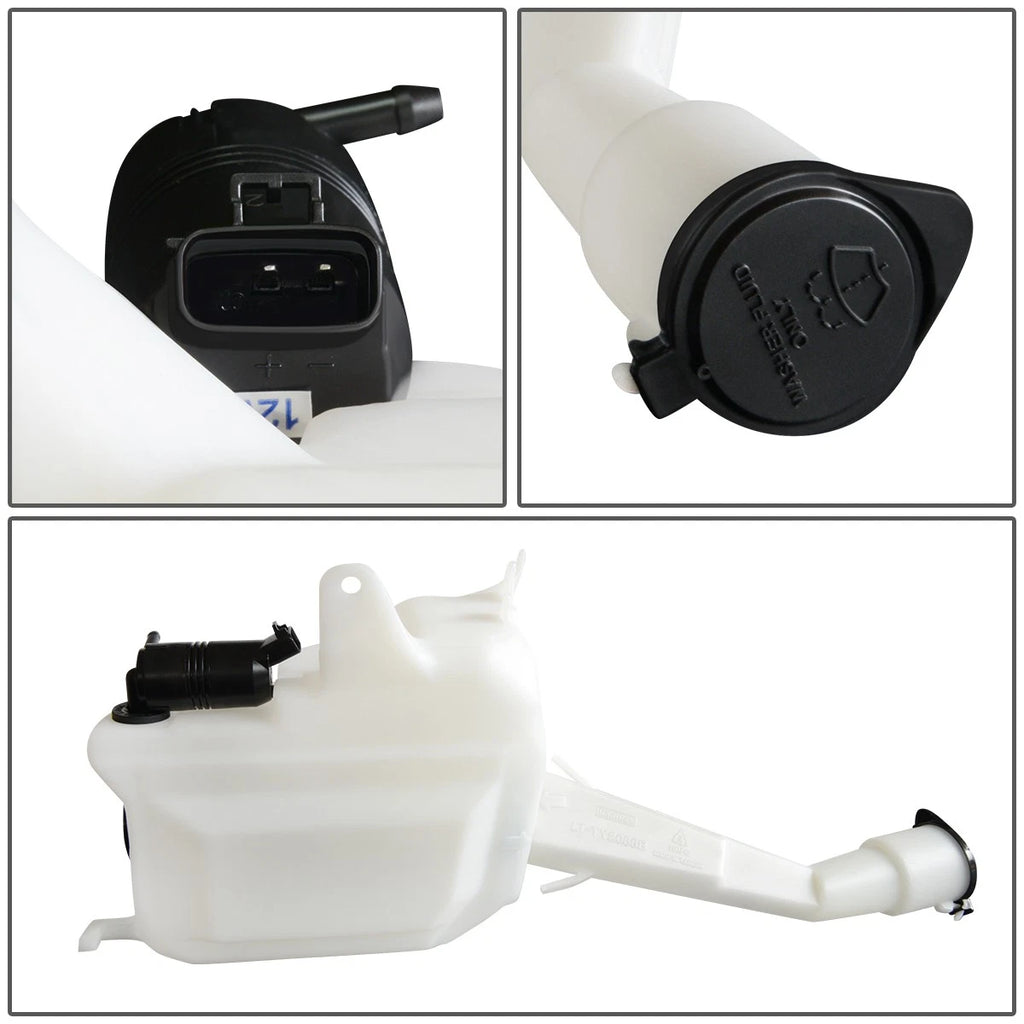Windshield Washer Fluid Reservoir Tank Bottle w/ Pump for Toyota Tacoma (2001–2004)