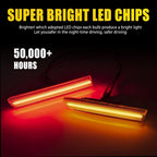 4X Smoked Front & Rear Side Marker Lights Kit for Acura TL (2007–2008)