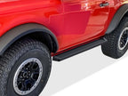 Set of 2 Black Side Steps for Ford Bronco (2021–2026)