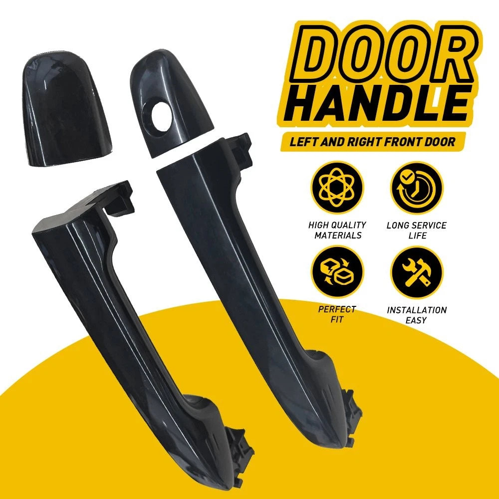 Exterior Door Sliding Handle Pair for - Primed Black