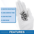 50 Pcs 11.9mm G100 Precision Ball Bearings for Various Applications