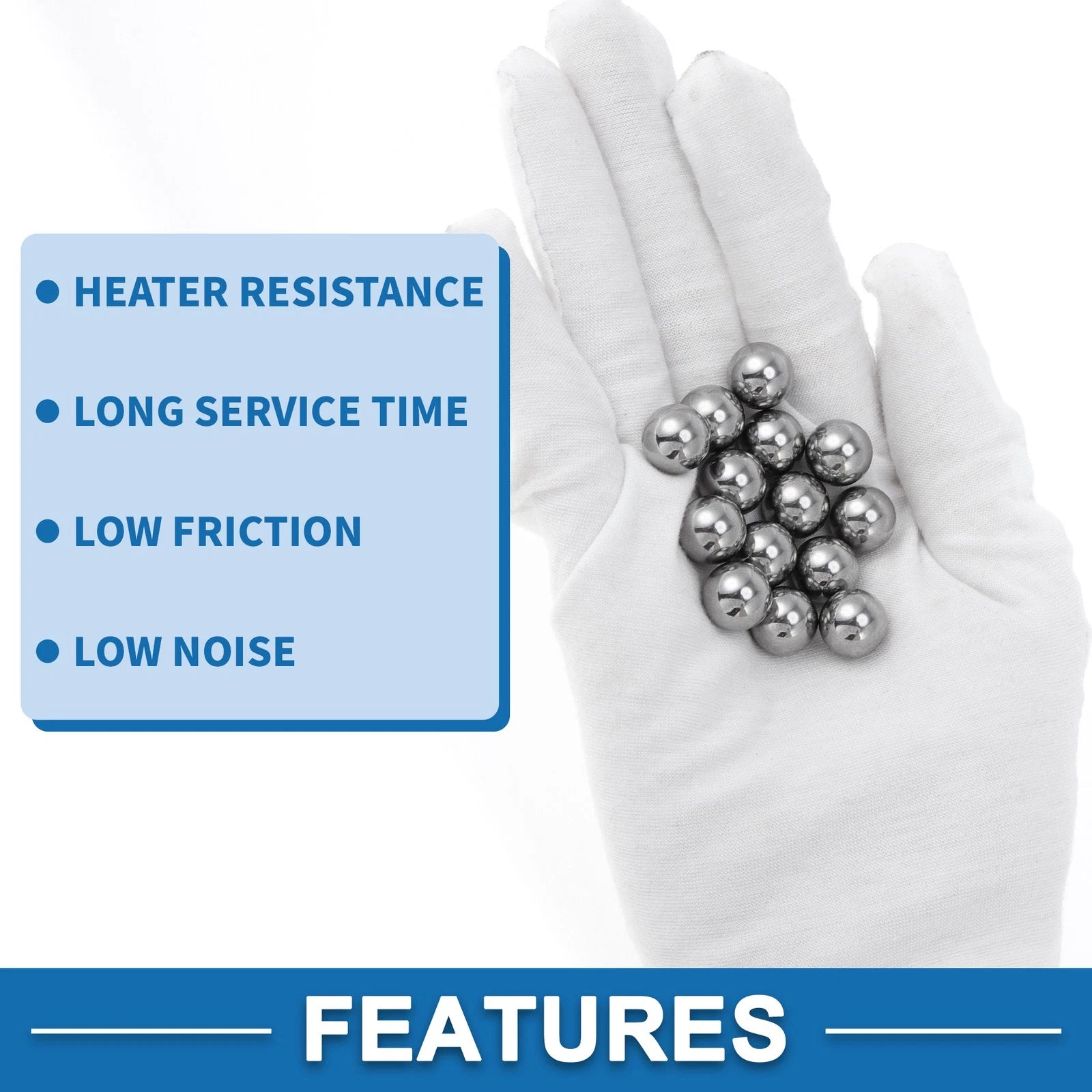 50 Pcs 11.9mm G100 Precision Ball Bearings for Various Applications