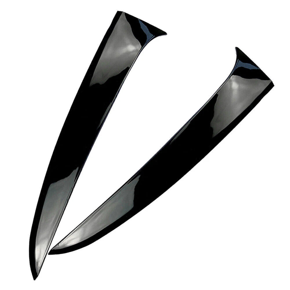 Black Rear Window Spoiler Side Wing Trim Cover for Kia Sportage R (2011–2015)