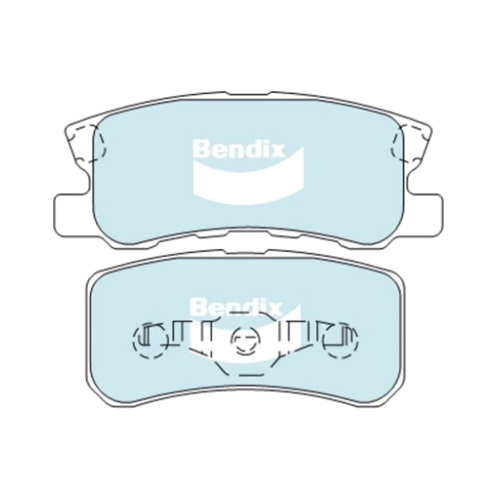 Rear Disc Brake Pad Set for Dodge Avenger (2007-2010)