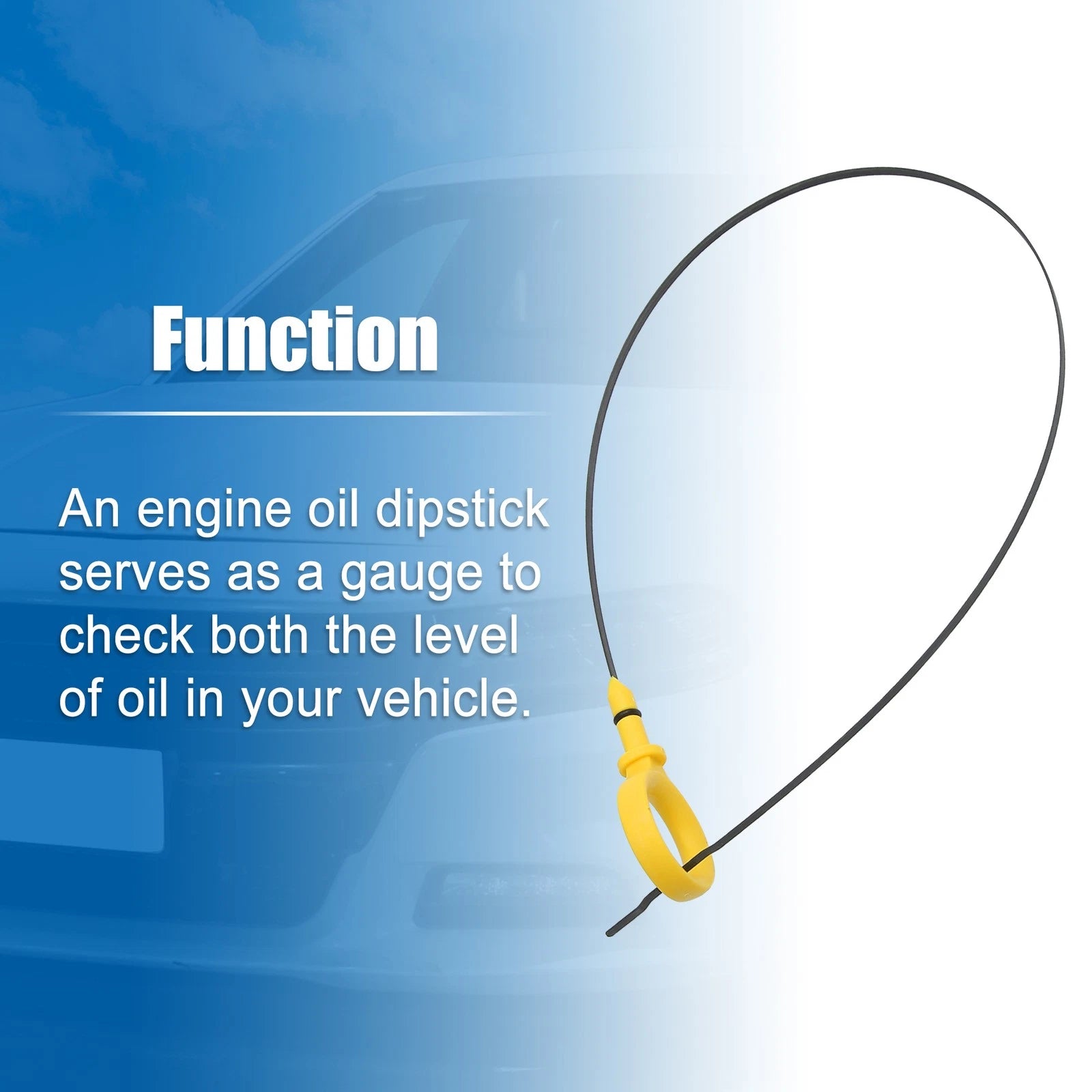 Engine Oil Dipstick for Audi Q7 3.6L V6 A/T (2007–2015) No. 03H115607B