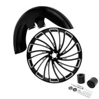Front Fender & Wheel Rim Dual Disc Hub for Harley Touring Glide (2008–Present)