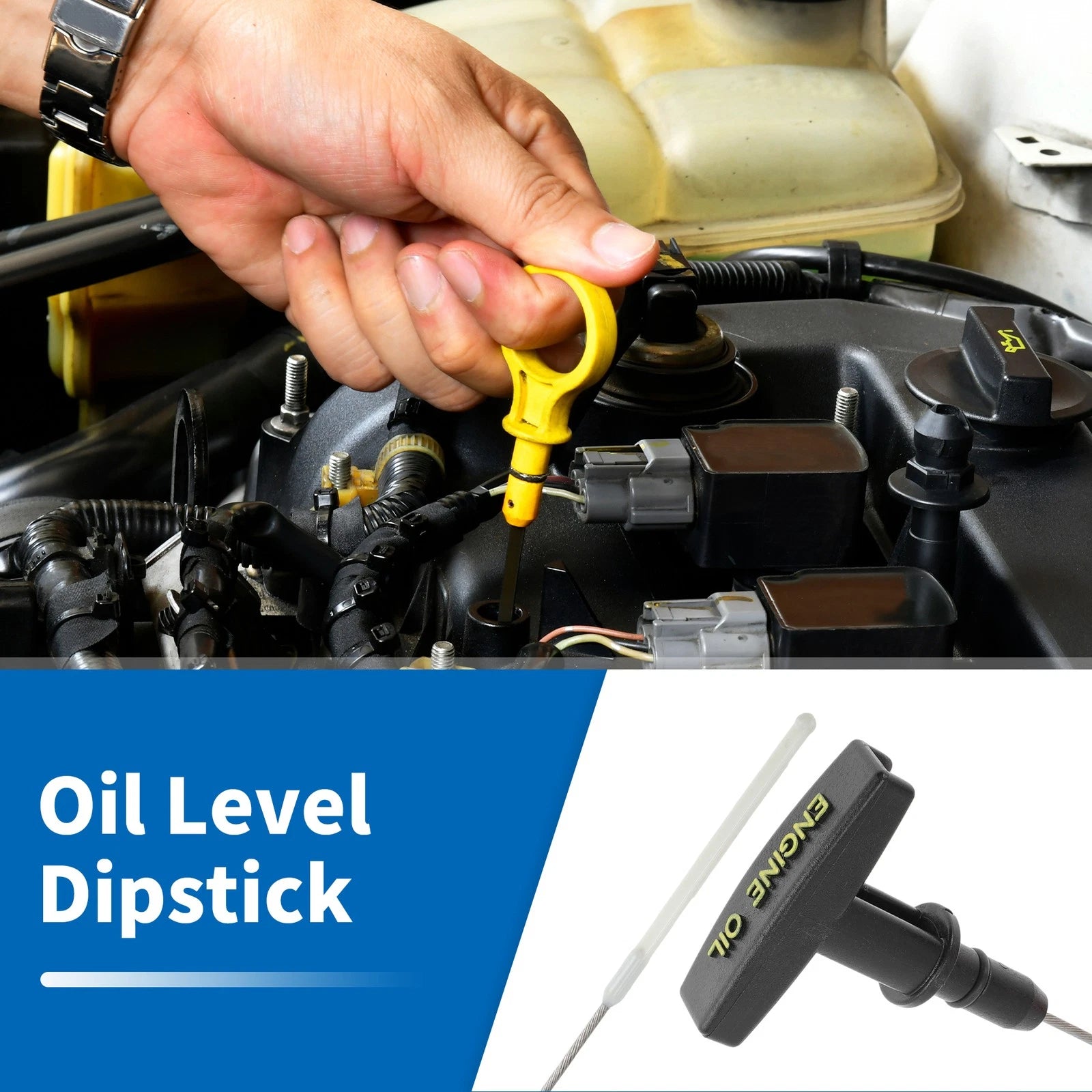 Engine Oil Dipstick Indicator for Dodge Ram 2500 6.7L L6 Diesel (2007–2012)