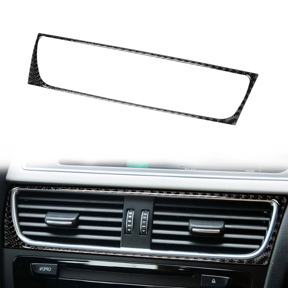 Console Air Vent Outlet Cover Trim for Audi A4 A5 Q5 B8 (2009–2016) Carbon Black