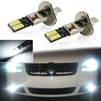 2X HID White 24-SMD H1 LED Replacement Bulbs for Fog Lights