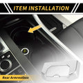 Armrest Box Rear Cup Holder Cover Trim for Toyota Tundra (2022–2024)