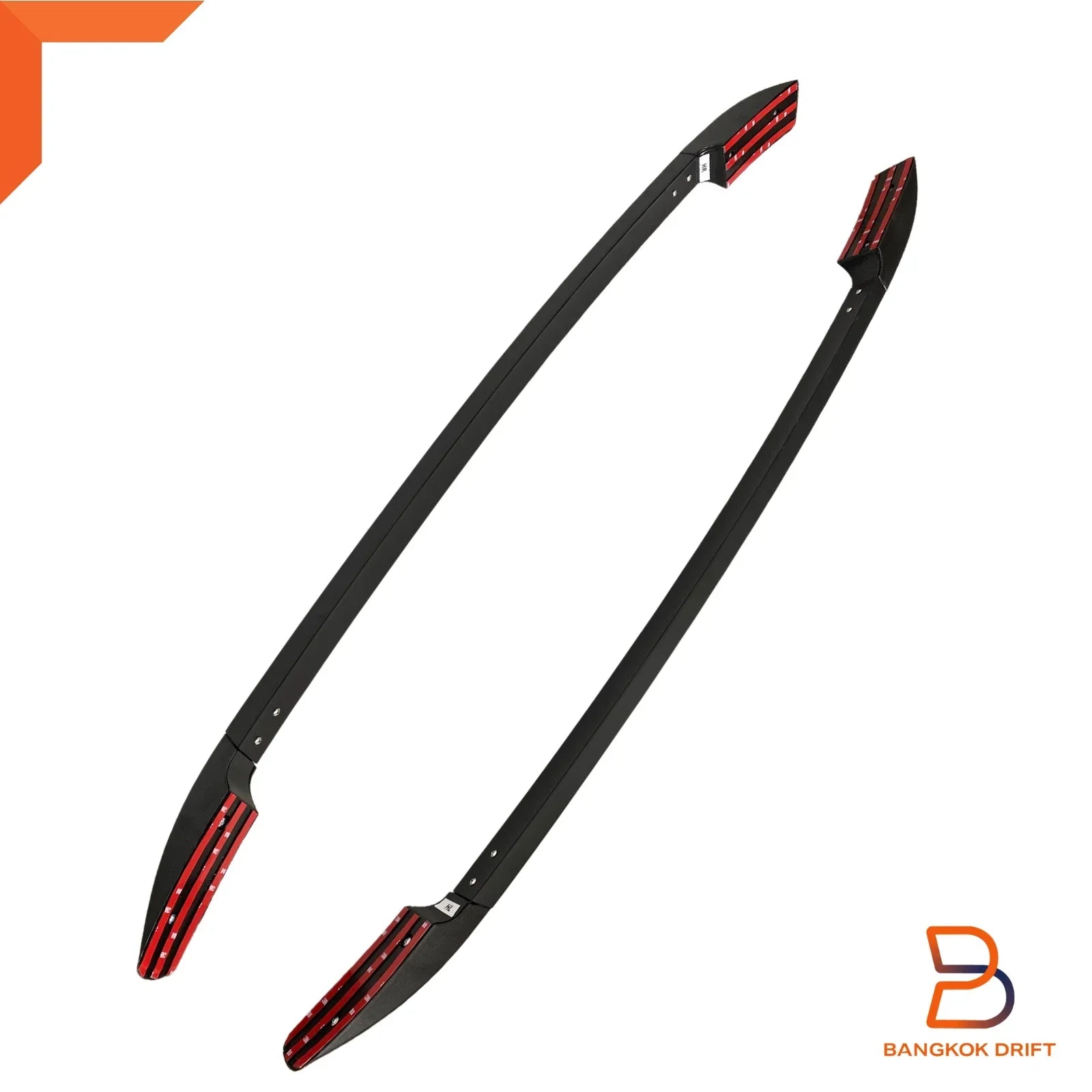 Matte Black Roof Rack Bar Rails for Ford Ranger PX, Mazda BT-50 (2011-2023)