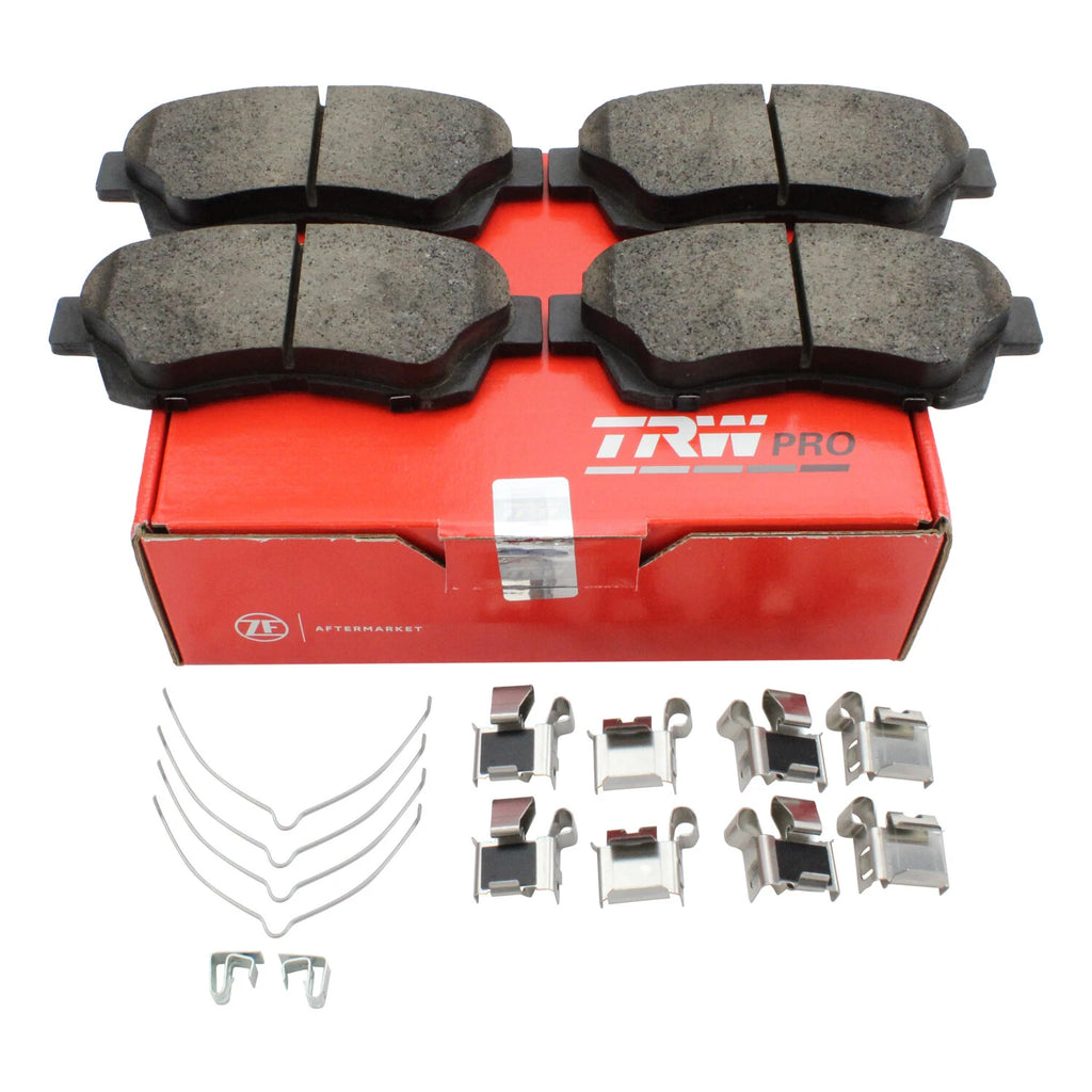 Set of 4 TRW Pro Front Ceramic Brake Pads for Lexus LS400 SC300 Toyota Camry Celica (1990–2000)