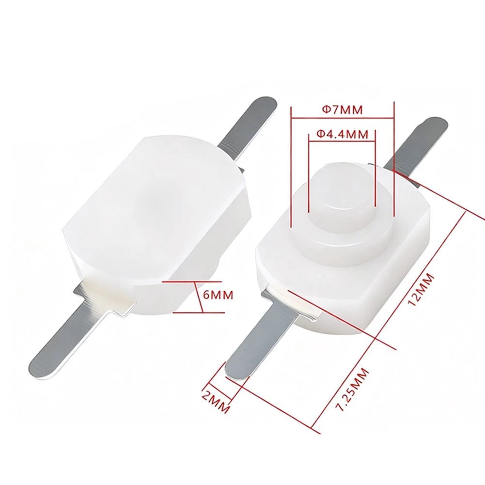 Replacement Latching Push Switch 2 Pin Terminal for