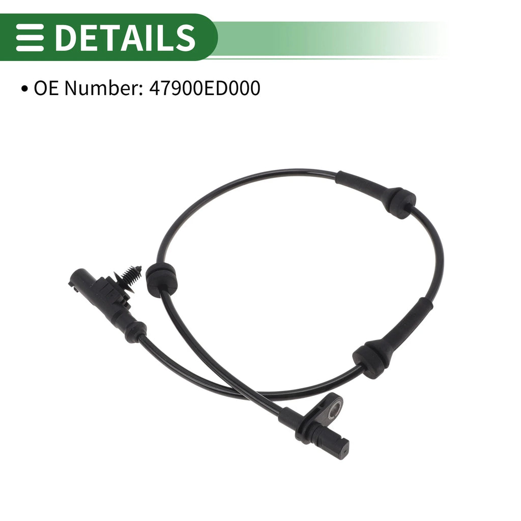 ABS Wheel Speed Sensor No. 47900ED000 for Nissan Cube (2009–2014) Rear Right