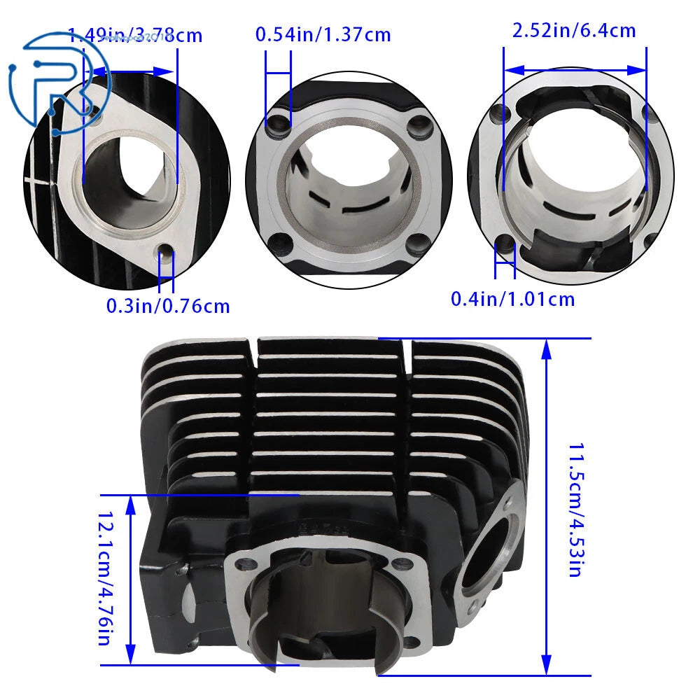 Piston Rings and Wrist Pins Cylinder Kit for Yamaha RD350 (1973–1975)