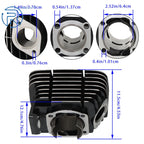 Piston Rings and Wrist Pins Cylinder Kit for Yamaha RD350 (1973–1975)