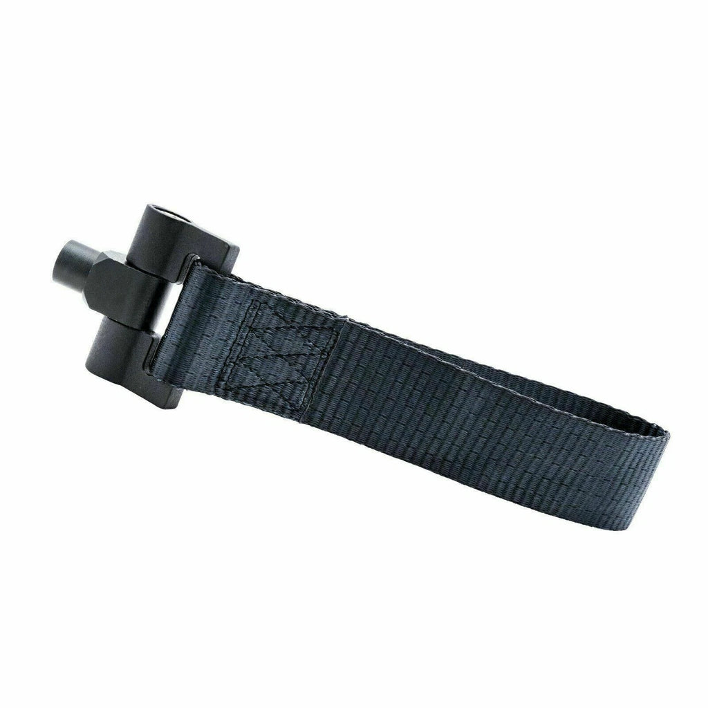 Nylon JDM Style Front Bumper Tow Hook Adapter with Towing Strap for Honda Fit (2015-2020)
