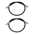2X 1/4" x 38" High Pressure Hydraulic Hoses for Western Plows (55020, 4424)