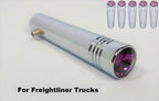Set of Purple Crystal Chrome Toggle Switch Extensions for Freightliner (2.25") (2021–2024)