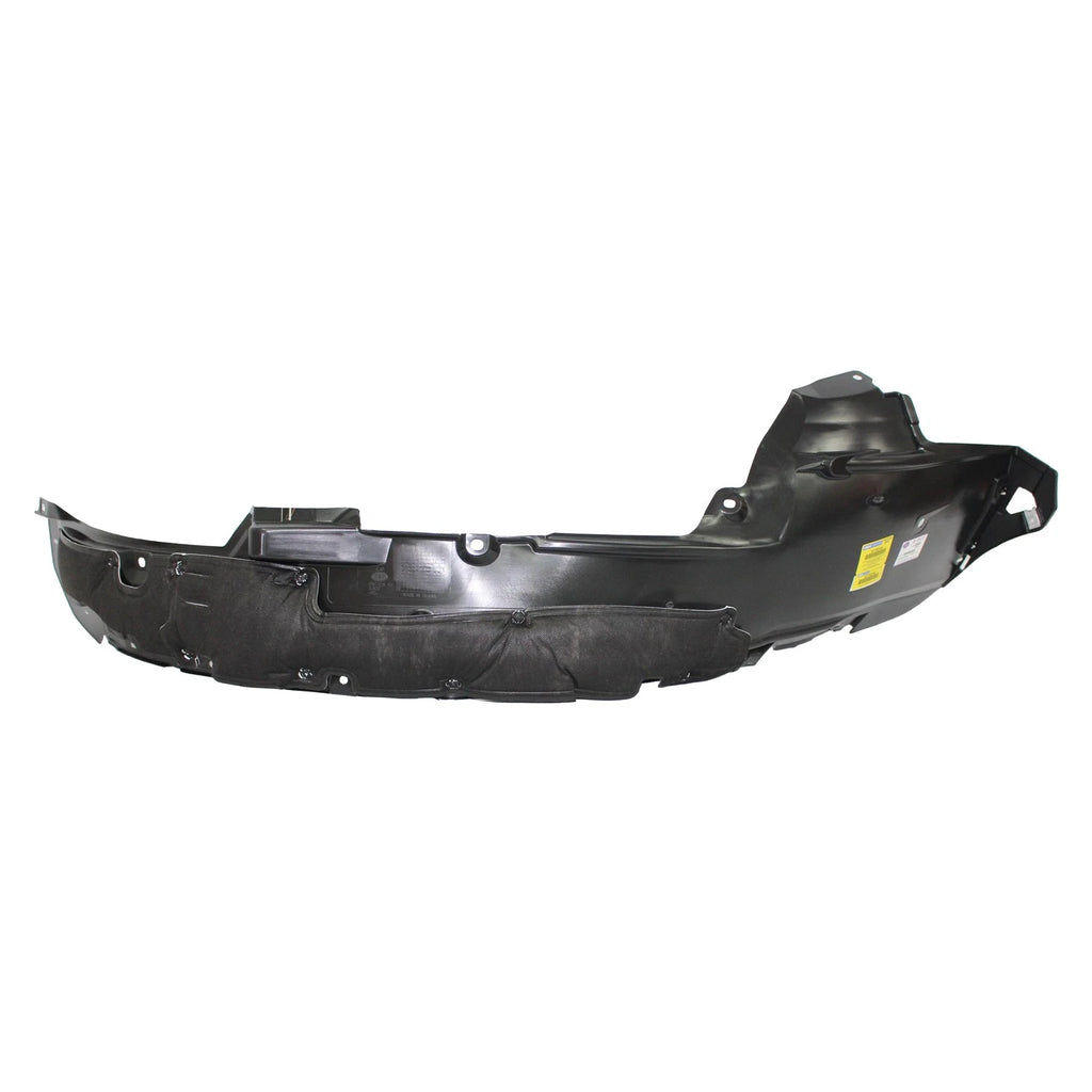 Replacement Plastic Front Passenger Side Fender Liner w/Insulation Foam