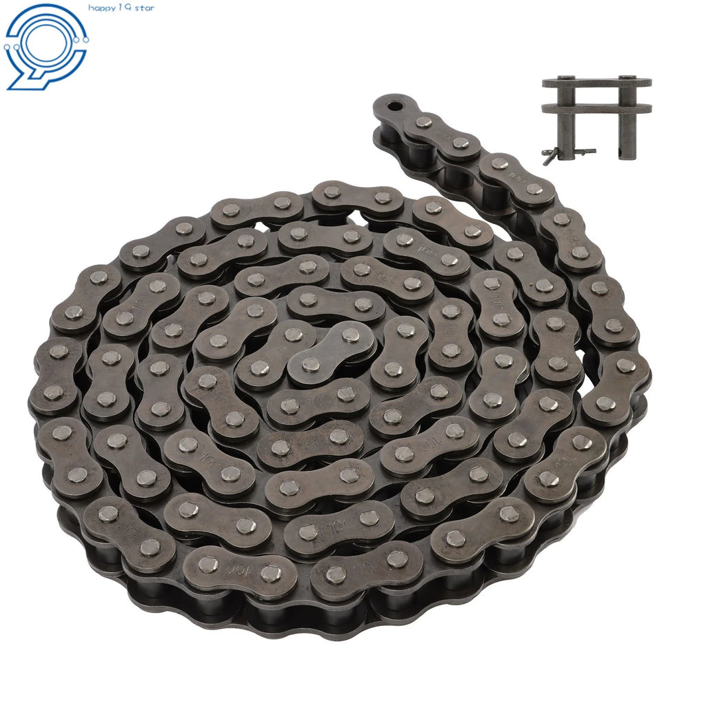 10 Feet Heavy Duty Roller Chain with 1 Connecting Link